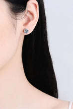 2 Carat Moissanite Rhodium-Plated Stud Earrings Earrings