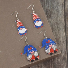 2 Pair Acrylic Gnome Earrings Earrings