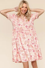 Haptics Fit and Flare Paisley Print Knit Dress Casual Dresses