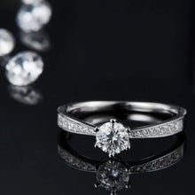 Moissanite 925 Sterling Silver Ring White