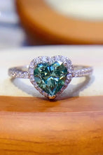 1-Carat Moissanite Heart Ring Rings