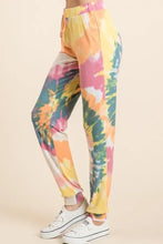 BiBi Tie Dye French Terry Casual Pants Woman Pants