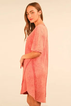 VERY J Plus Size Mineral Washed Ribbed Knit Mini Dress Casual Dresses