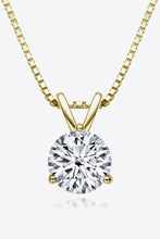 Adored Show Off 1 Carat Moissanite Pendant Necklace Gold One Size