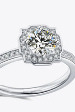 1 Carat Moissanite Platinum-Plated Ring Rings
