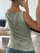 Button Down Striped Tank Tanks & Camis