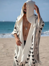 Men's Open Front Printed Cover-Up Mens Tops