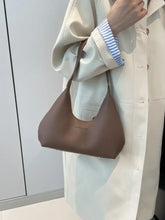 Moon Shape Shoulder Bag Coffee Brown One Size Shoulder Bags