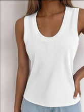 Solid Scoop Neck Tank Tanks & Camis