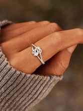925 Sterling Silver Knotted Ring Silver 7