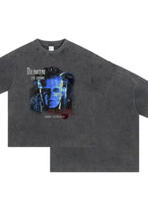 Men's Graphic Round Neck Half Sleeve T-Shirt Mens Tops