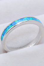 925 Sterling Silver Opal Ring in Sky Blue Sky Blue