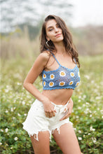 Floral Crochet Cropped Cami Tanks & Camis