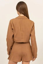 HYFVE Cropped Button-Down Blazer Woman Outerwear