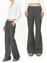 High Waist Flare Leg Trousers Woman Pants