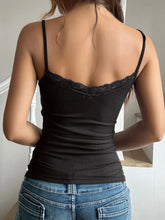 Devine Lace Detail Slim Cami Tanks & Camis