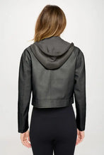 Coalition LA Snap Down Cropped Hooded Jacket Woman Outerwear