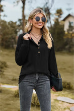 Collared Neck Long Sleeve Blouse Woman Blouses