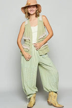 POL Ruffled Open Front Sleeveless Cardigan Woman Outerwear