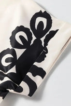 Printed V-Neck Short Sleeve Dress Casual Dresses