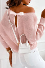 Ribbed Boat Neck Sweater Sweater Pullovers