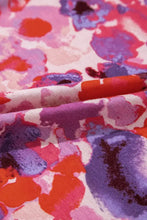 Floral Wide Leg Elastic High Waist Pants Woman Pants