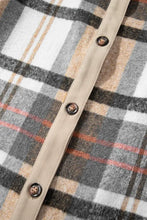 Pocketed Plaid Long Sleeve Mini Shirt Dress Woman Maxi Dress