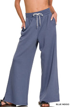Zenana Scuba Drawstring Pants BLUE INDIGO