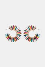 Zinc Alloy Acrylic C-Hoop Earrings Style A One Size