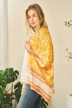 Davi & Dani Floral Printed Short Sleeve Loose Fit Kimono Cover Up Woman Outerwear