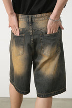 Men's Wasteland Style Demin Shorts with Pockets