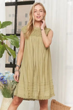 ADORA Loose Textured Babydoll Dress Casual Dresses