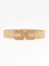 Wide Braid Belt Khaki One Size Belts