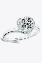 1 Carat Moissanite Heart Ring Rings