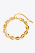 Shell Stainless Steel Bracelet Gold One Size Necklaces
