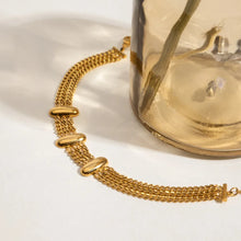 18K Gold-Plated Chain Link Bracelet