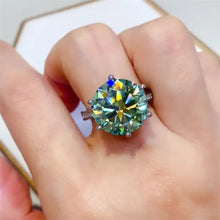 10 Carat Moissanite 925 Sterling Silver Ring Silver Rings