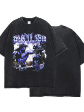 Men's Round Neck Half Sleeve Graphic T-Shirt Mens Tops