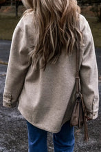 Button Up Collared Neck Long Sleeve Jacket Casual Dresses