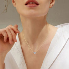 1.2 Carat Moissanite 925 Sterling Silver Necklace Gold One Size