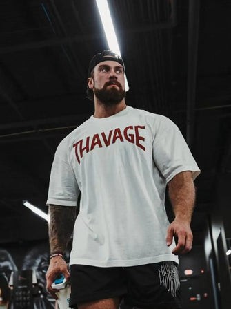 Men's Plus Size Round Neck Half Sleeve T-Shirt White