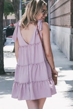 And The Why Polka Dot Textured Layered Flounce Ruffle Dress Casual Dresses
