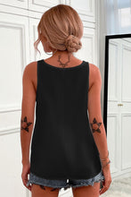 Half-Zip Scoop Neck Tank Tanks & Camis
