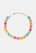 Zinc Alloy Resin Necklace Multicolor One Size