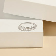 925 Sterling Silver Inlaid Zircon Ring Rings
