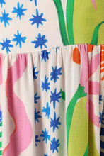 Floral Print Spaghetti Strap Summer Maxi Dress Woman Maxi Dress