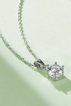 1 Carat Moissanite 925 Sterling Silver Necklace Necklaces