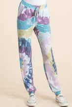 BiBi Tie Dye French Terry Casual Pants Woman Pants