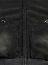 Men's Washed Zip-Up Oversized Hoodie Mens Tops