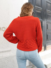 V-Neck Long Sleeve Sweater Sweater Pullovers